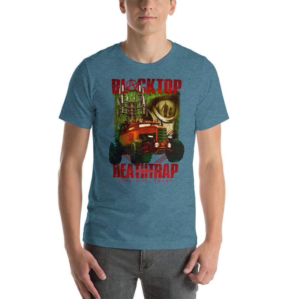 RESISTANCE TEE - Deep Teal Heather